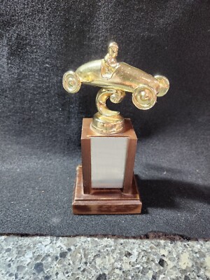 Vintage Cubs Scouts Pinewood Derby Trophy Unmarked