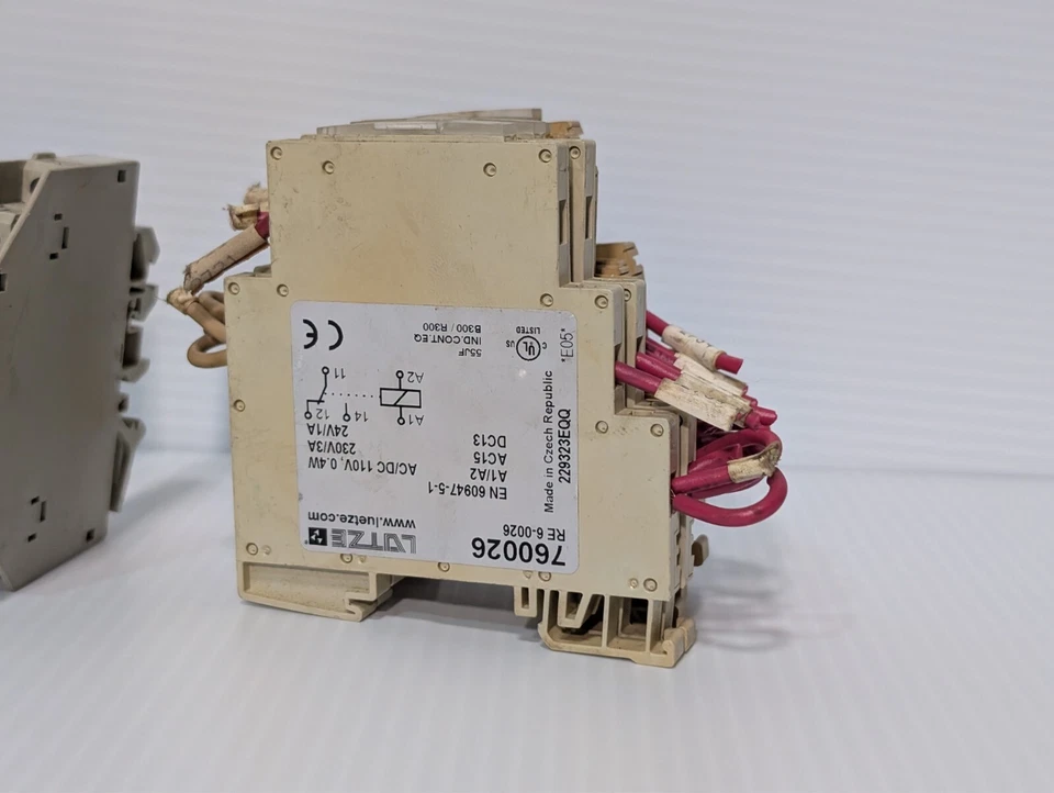 Luetze RE 6-0026 Insulation Relay, AC/DC 110V, 0.4W: 230V/3A: 24V/1A 760026 - Image 3 of 3