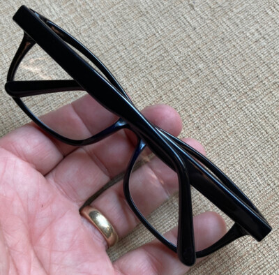 Kitami Japan K918 P482 Eyeglasses Full Black Acetate Frame  display picture 3
