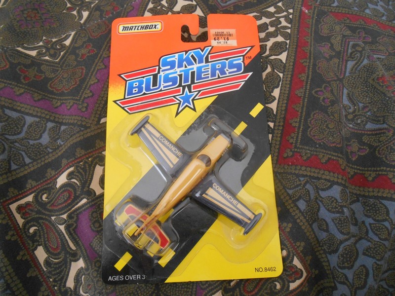 Matchbox Sky Busters (Piper) COMMANCHE - Unopened - Mint On Card