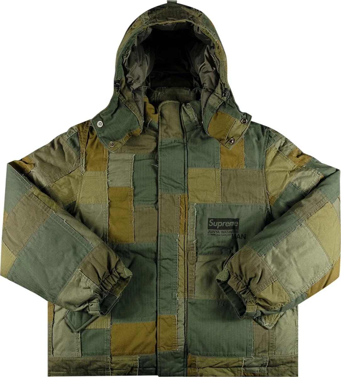 Supreme x Junya Watanabe x Comme des Garçons MAN Patchwork Puffy Jacket  'Olive'