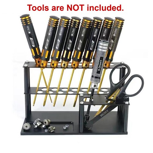 Rc Car Model Repair Metal Tool Rack Screwdriver Stand Tray - Picture 3 of 11