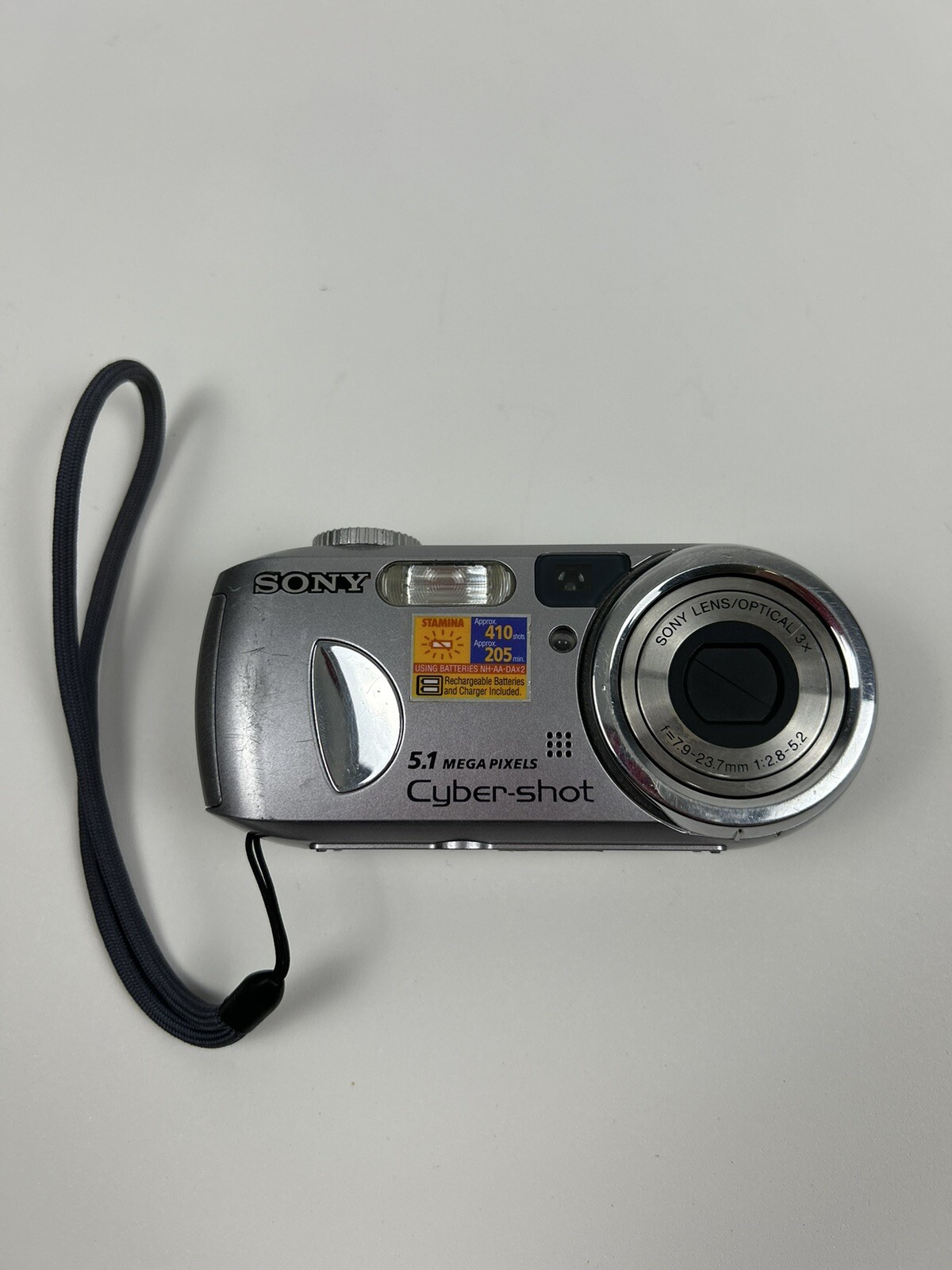 Sony Cybershot DSCP93 5.1MP Digital Camera Silver Untested Selling