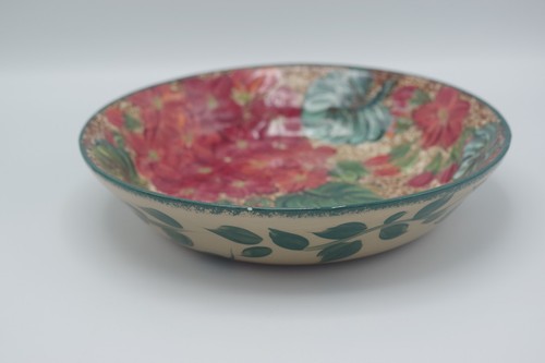 Lesal Lisa Lindberg Kalifornien Kunstkeramik 9,5" Schale Chintz Blumen - Bild 4 von 7