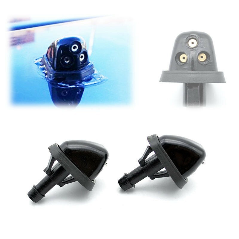 Black Water Spray Jet Nozzles Front For Suzuki for Grand Vitara XL