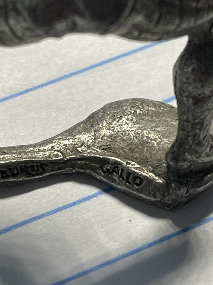 Marvel Action Figure Colossus. 1990 Maurus Gallo Pewter Sculptures eBay