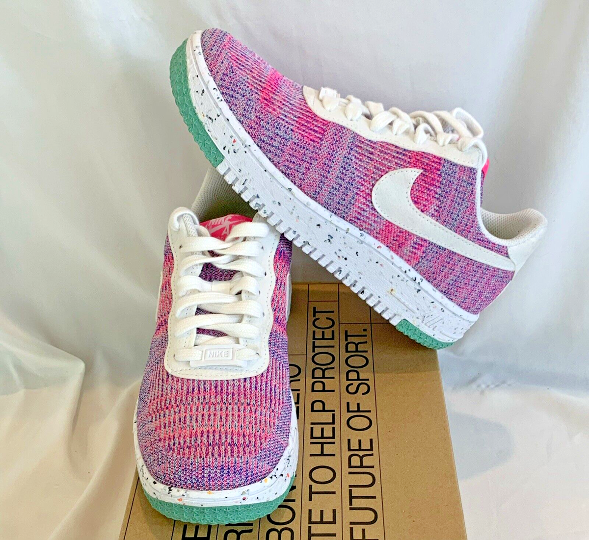 Nike Air Force AF1 DC7273-500 Crater Flyknit Fuchsia Glow  display picture 3