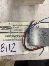Dayton Fan Relay 2E461 THERMAL CONTROL FAN RELAY- ECS