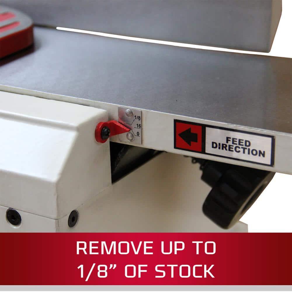 Jet Helical Head Benchtop Jointer 6" High Leverage, HeavyDuty Cast