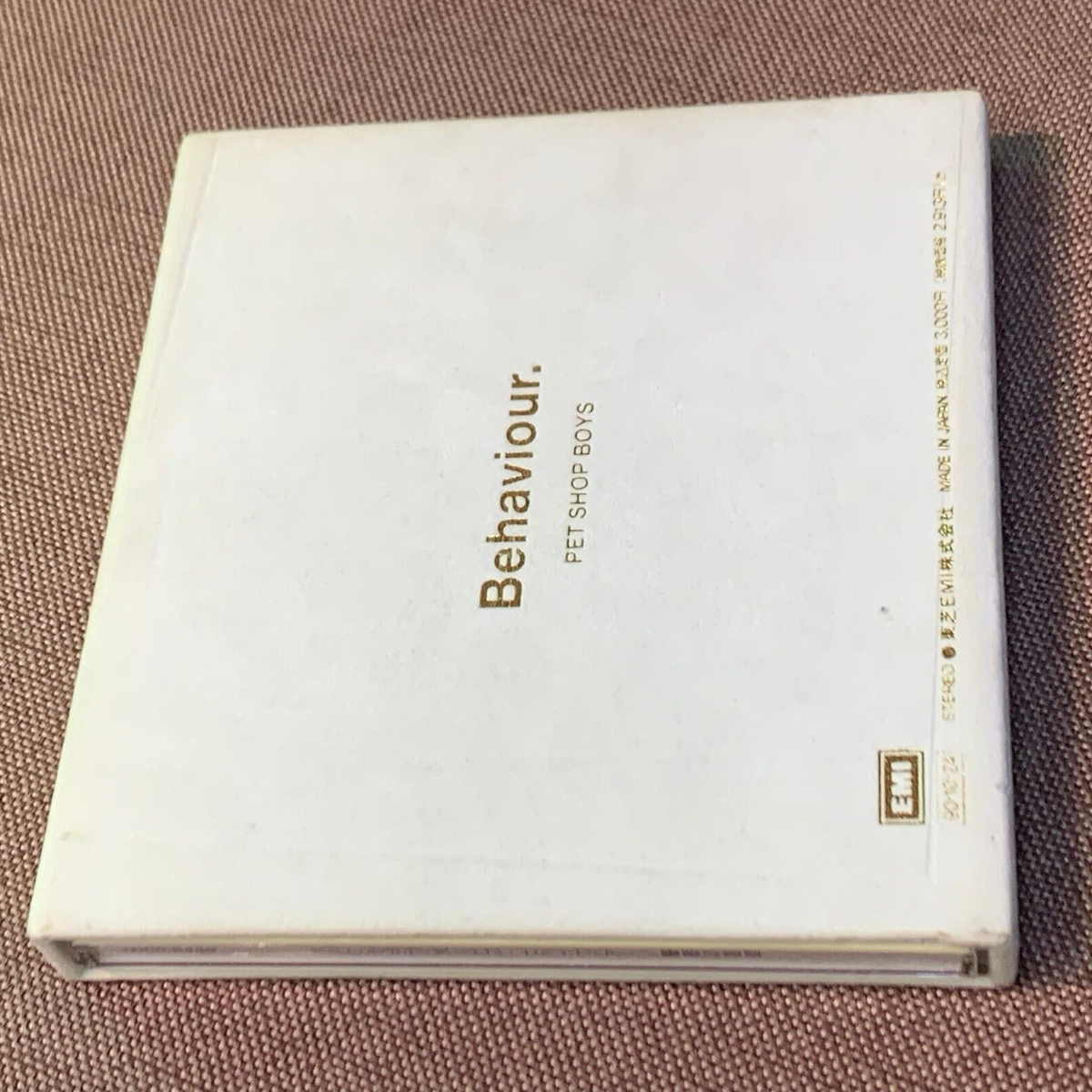 PET SHOP BOYS Behaviour JAPAN CD TOCP-6440 Velvet Slipcase +