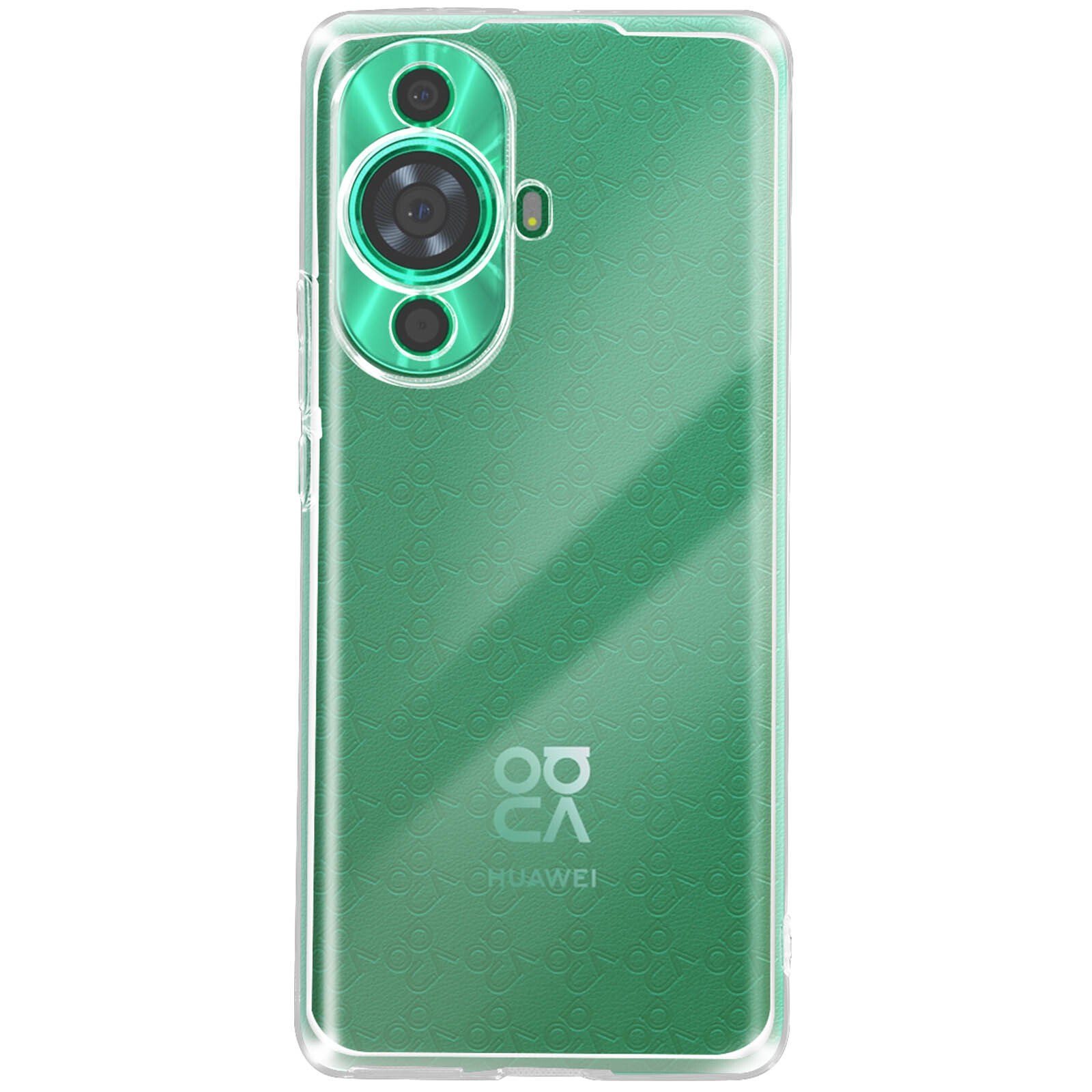 Transparent Classic Soft Silicone Camera-Protected Case for Huawei Nova 11 Pro