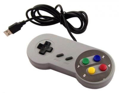 Brandneu Super Nintendo Famicom SF SNES PC- Kontrolleur USB Port Windows / Mac