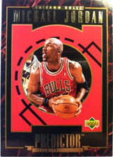 1995 UPPER DECK MICHAEL JORDAN GOLD PREDICTOR NBA FINALS MVP #R5 BASKETBALL CARD