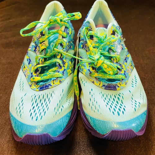 ASICS GEL NOOSA TRI 10 Purple Blue Turquoise Womens 7 US 38 MEDIUM T580N - Picture 14 of 15