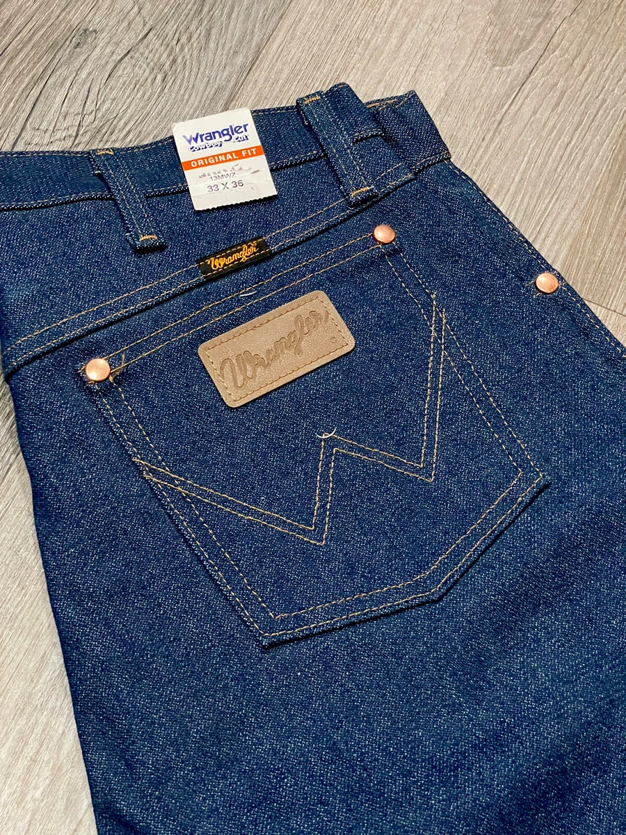 Wrangler raw store denim jeans