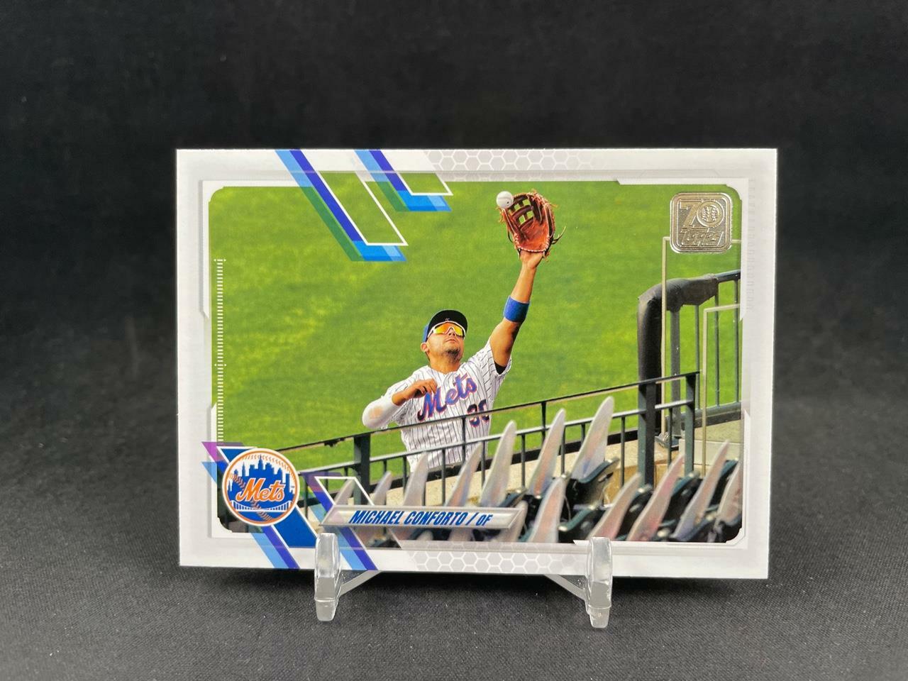 2021 TOPPS SERIES TWO BASEBALL MICHAEL CONFORTO #517 PHOTO VARIATION SP METS