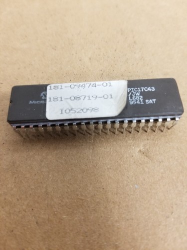 MICROCHIP Technology PIC17C43/JW Core Processor 8-Bit 33MHz - Picture 3 of 4