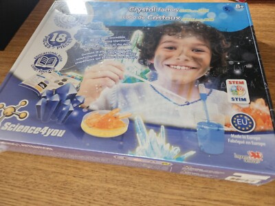 Crystal Factory Glow In The Dark ...Kids DIY science4you - Steam - Sealed