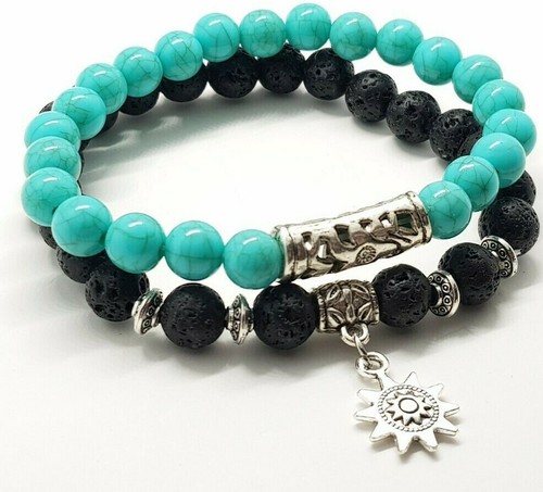 Friendship Bracelets Beaded Hematite Power Self Healing Bracelet Gemstone Reiki - Picture 30 of 60