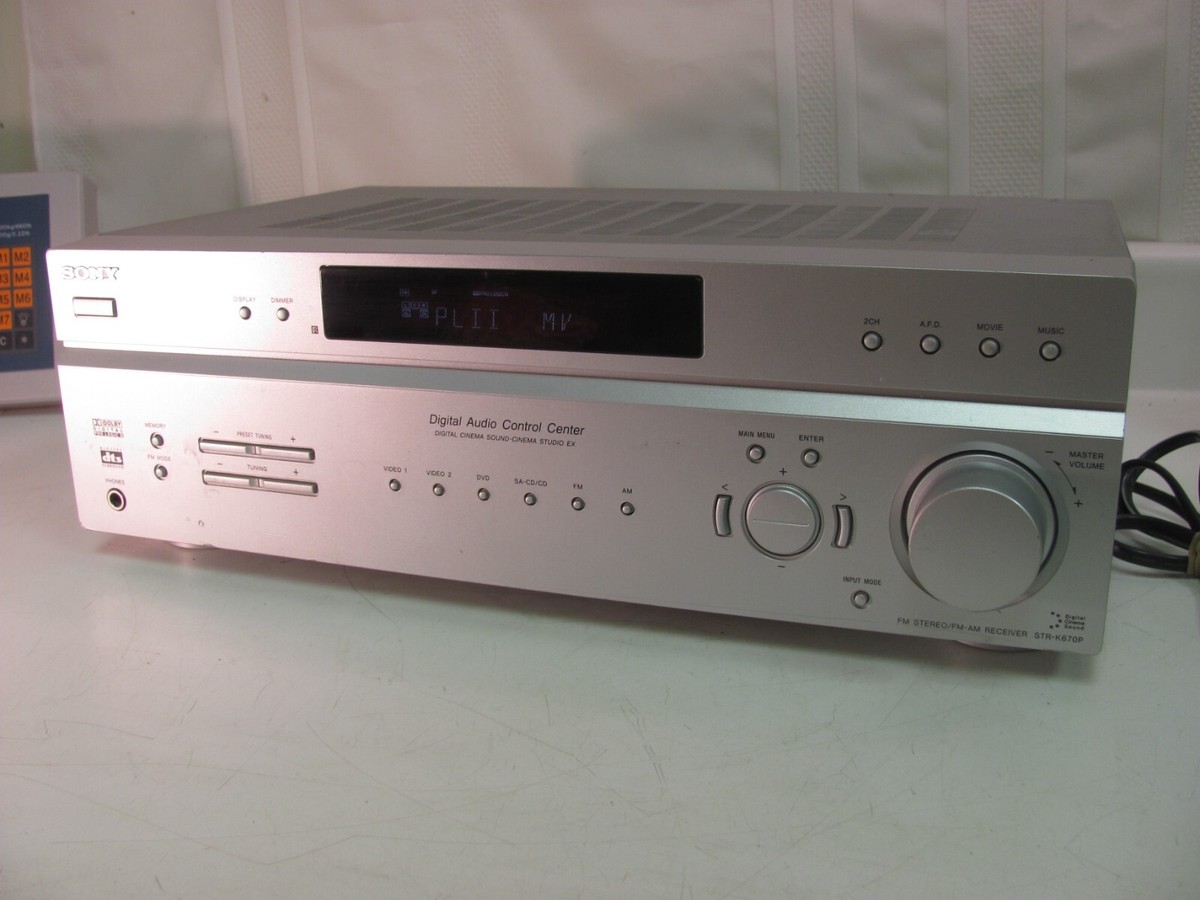 Sony STR-K670P - 5.1 Channel AM FM Stereo Surround Sound Receiver