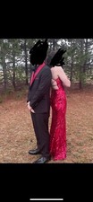 Bright Red Prom Dress