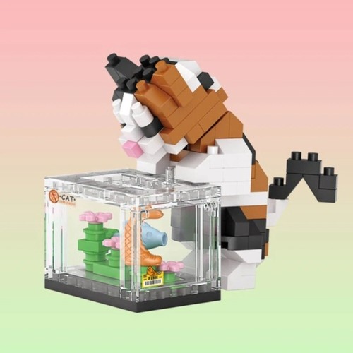 Mini Animal Building Block Toys Cute Animal Model Assembled Toys Kid - Picture 4 of 17