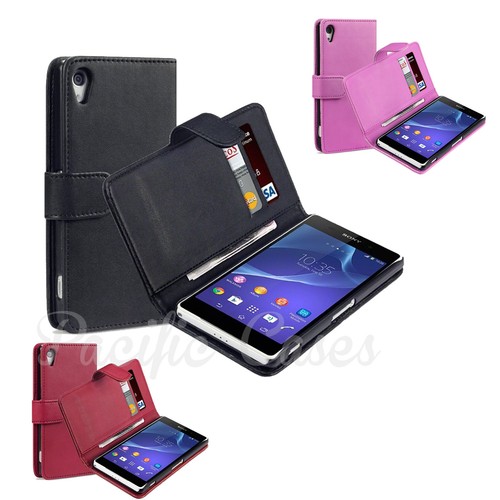 Coque étui Avec Rabat Pour Sony Xperia Z2 - Marque Pacific Cases - Plusieurs Couleurs Au Choix - Neuf