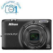 Nikon Coolpix S6500 Digital Camera 16MP 12X Optical Zoom Smile Detection WIFI