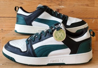 Puma Rebound Layup Low Leather Trainers UK10/US11/EU44.5 369866-25 White/Black - Photo 1/4