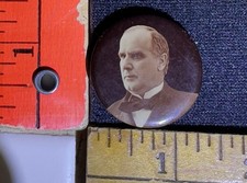 Vintage Original 86-1900 WILLIAM MCKINLEY campaign button political presidential