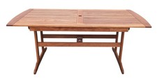 Tavolo da esterno GRAGLIA in legno di teak massiccio, LAP 180x73,5x90 cm