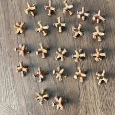 Antique Metal Jacks Game Iron? Jax Toy Classic Vintage No Ball Need Cleaning TLC