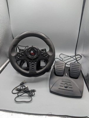 SUBSONIC Superdrive SV450 Racing Wheel PS4 Xbox PC 2m Vibration Gebraucht Top