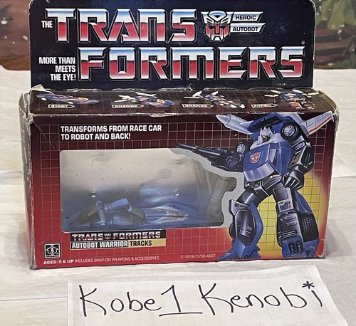 1985 Tracks Transformers G1 Vintage Hasbro autobot cartoon movie comic