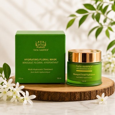 Tata Harper Hydrating Floral Mask Multi-Hyaluronic Treatment 1oz 30mL NEW