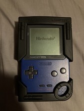 Nintendo Gameboy Pocket Tested And Works/blue With Rubber Cover