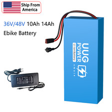 36V/48V 10AH 14AH Ebike Battery For 0-1500W Motor li-ion Electric Bicycle Bike
