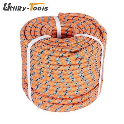 Braided Polyester Arborist Rigging Rope Garden High Strength Outdoor 1/2×150 FT