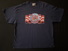 Vintage Ol Dirty Bastard Dirt McGirt ?Vote Dirty 2004? Navy T-Shirt Wu Tang ODB