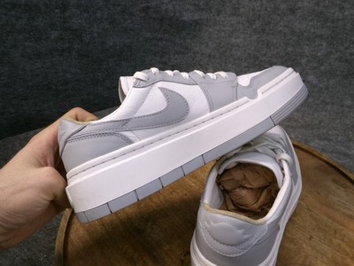 Nike Air Jordan 1 Elevate Low Women's Size 9 US Wolf Grey Leather