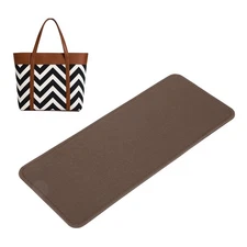Felt Bag Base Shaper Handbag 12.01x5.12" 3mm Thick, Brown