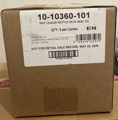 Pokemon TCG Mega Lucario Battle Deck Factory Sealed Case Of 6 ✅ - Image 1 of 2
