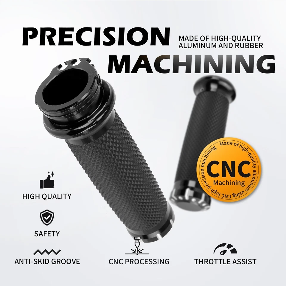 1" Motorcycle Handle Bar Hand Grip For Victory Vegas 8-Ball Cross Country Hammer Foto 4 de 4