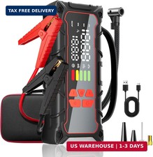 5000A Car Battery Jump Starter with Air Compressor 160PSI, Car Battery Charger 7