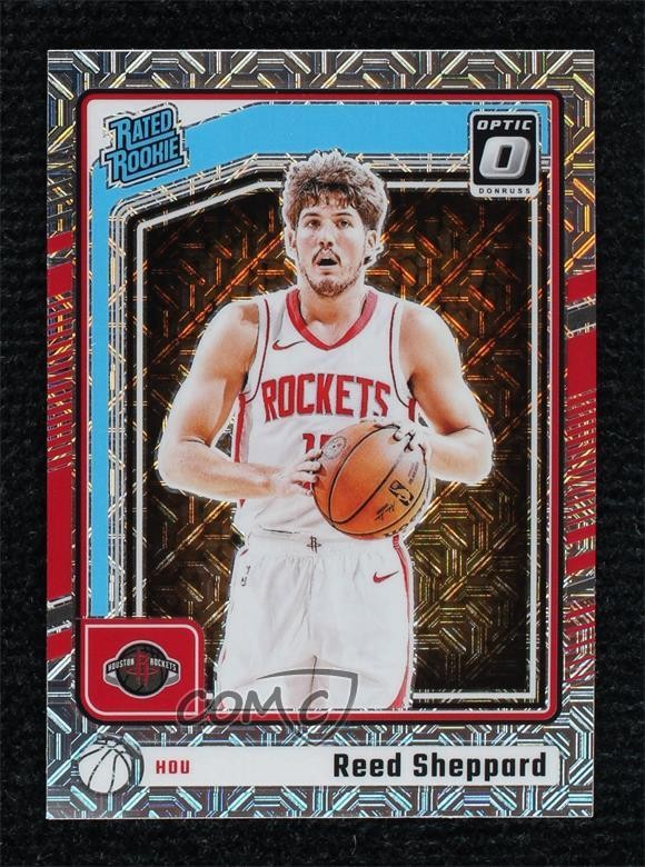 2024-25 Panini Donruss Optic Rated Rookie Choice Prizm Reed Sheppard #255 9su