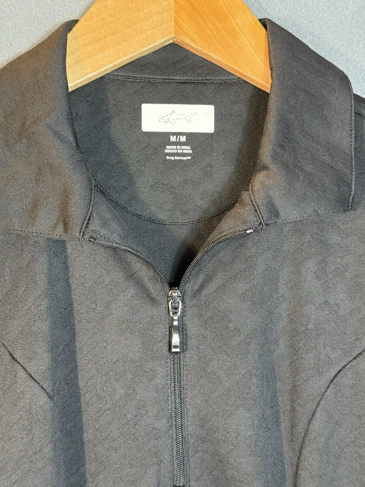 Платье-поло Greg Norman без рукавов с воротником на молнии для гольфа черное женское средний размер - Изображение 2 из 4