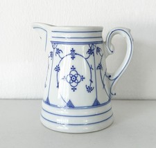 Oskar Schaller Milchk&auml;nnchen Sahnek&auml;nnchen 350ml Antik Indisch Blau Strohblume