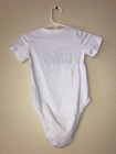 White Blue One Size Short Sleeve Snap Crew Neck Birthday — photo 2