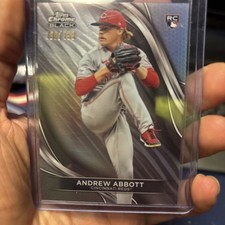 2024 Topps Chrome Black Andrew Abbott Rookie RC Refractor 199 Reds #11 Reds