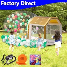 2 in1 Transparent Inflatable Bubble Tent Igloo Dome Inflatable Children's Tent